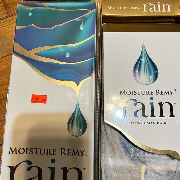 Hair Extension-Hand Tied 100% human hair/Remy/ Wefts 12” color-1B - Picture 3 of 5